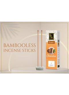 Zed Black Zed Black Bamboo Less Incense Sticks – Luxe Series - Pack of 4 Incense Sticks, Good Vibes Pack (Approx 70 Agarbatti Sticks | 4 Fragrances - Chandan, Gulab, Loban and Mogra) (377 GM)  - Image 5