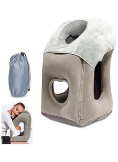 AUTOYSUR Inflatable Travel Pillow,Neck Pillow,Portable Pillow,Comfortable Neck Support Head,Multifunctional Neck and Head Support Lap Pillow for Airplanes Trains Buses Office Napping Pillow  - Image 1