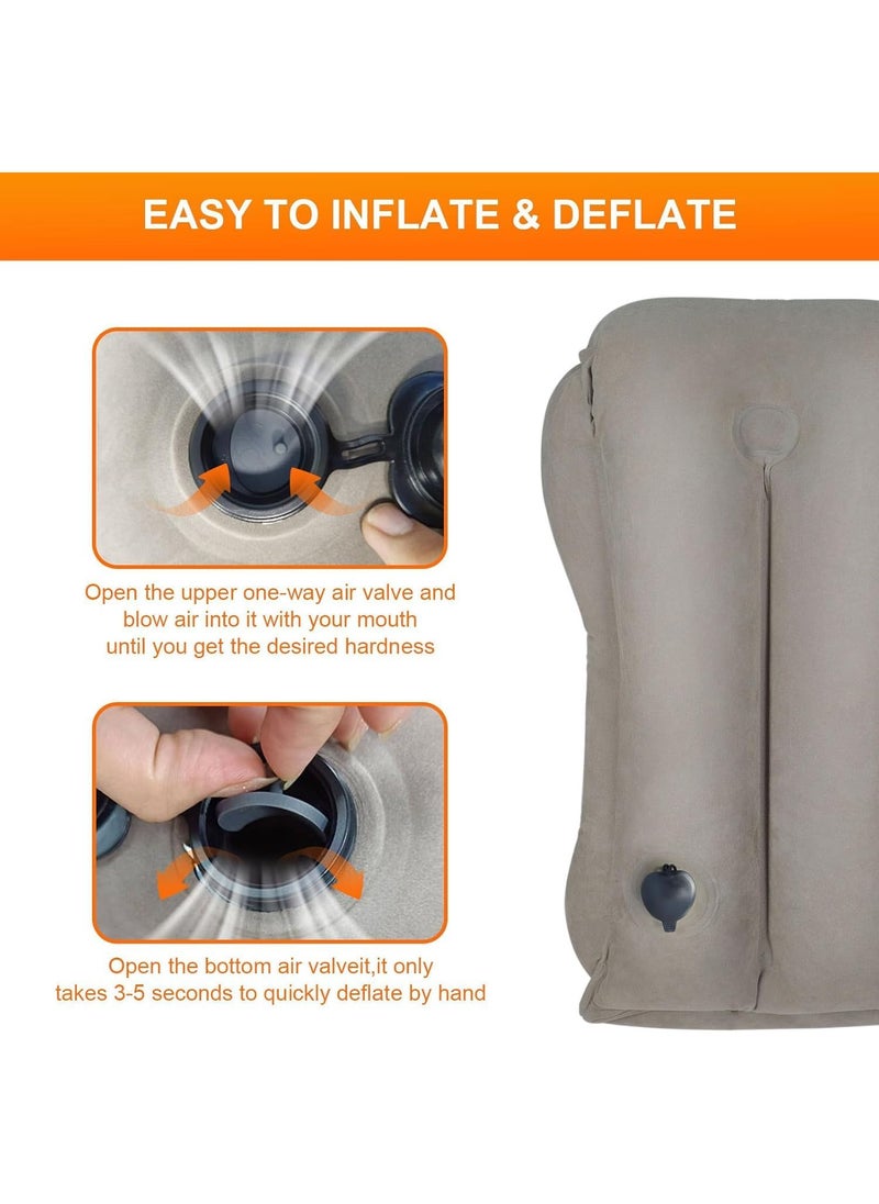 AUTOYSUR - Inflatable Travel Pillow,Neck Pillow,Portable Pillow,Comfortable Neck Support Head,Multifunctional Neck and Head Support Lap Pillow for Airplanes Trains Buses Office Napping Pillow - Image 1