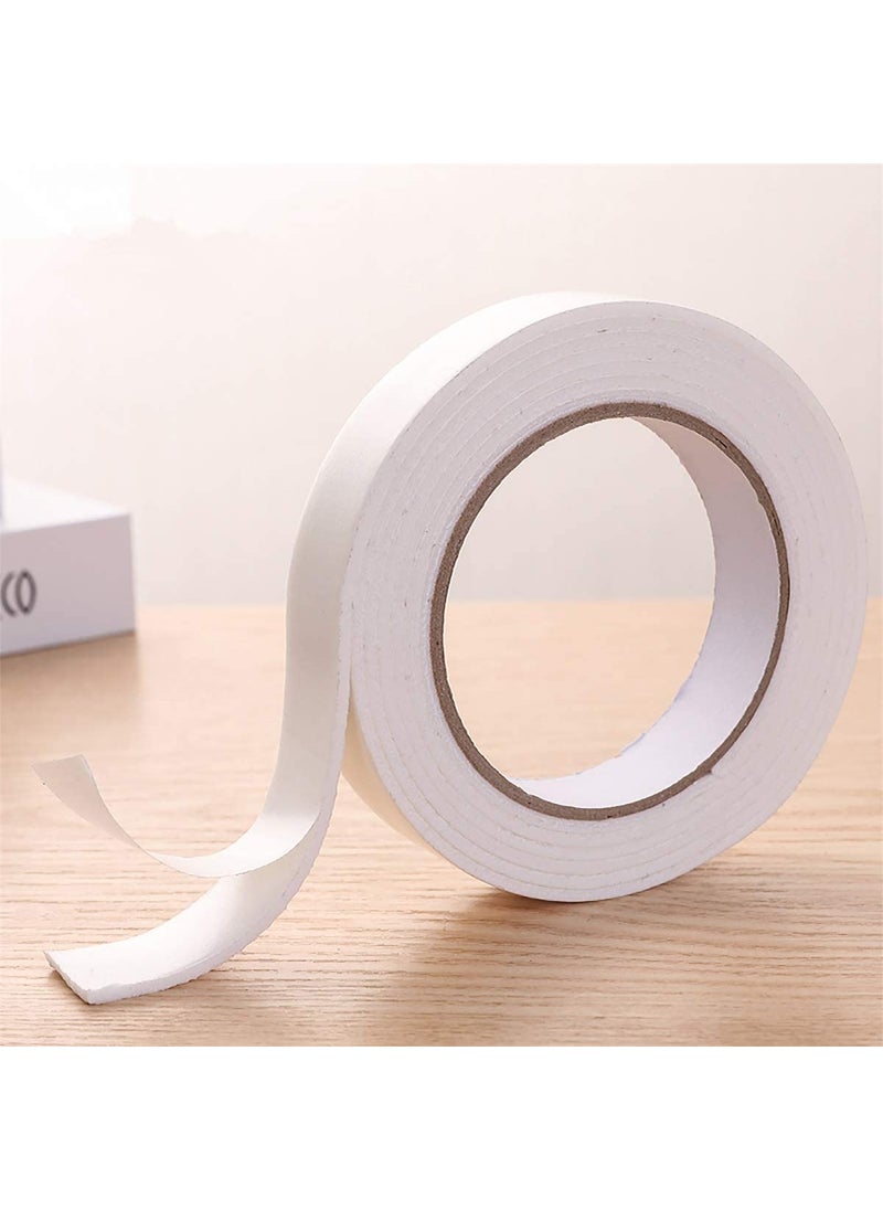 AIPL AIPL Double Sided Foam Tape Strong Adhesive Multipurpose Mounting Adhesive for Wall Furniture Balloon Craft 12MM X 5MTR 6  - Image 2