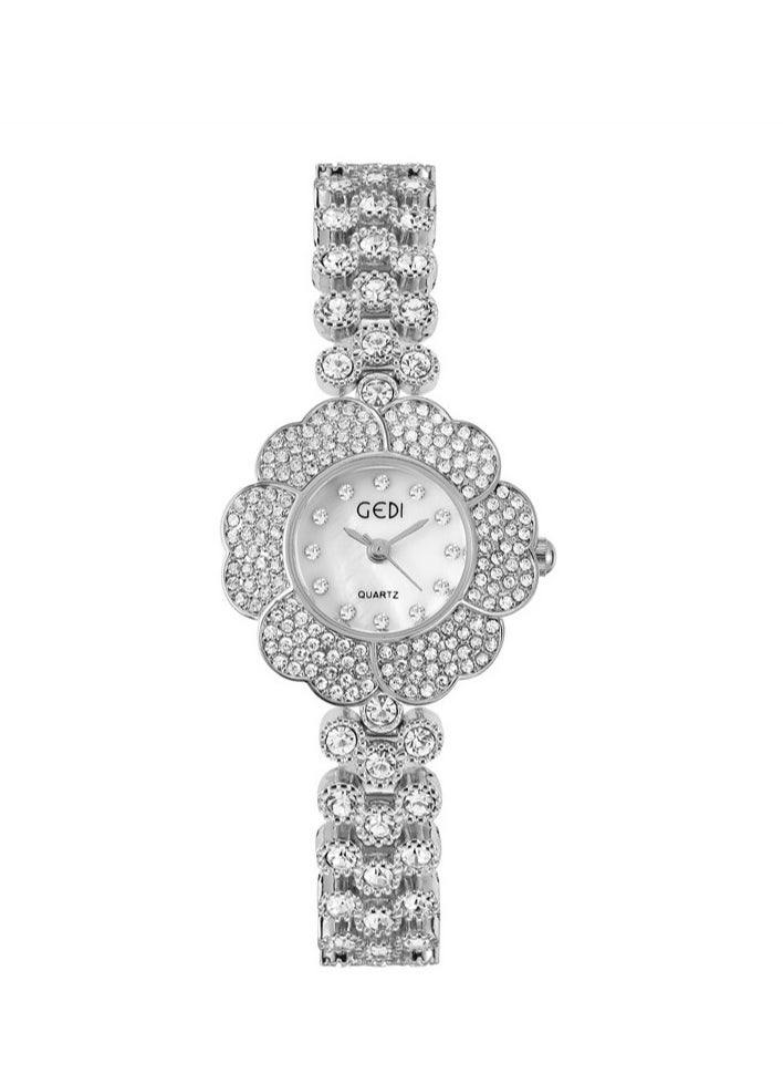 gedi - Ladies Fashionable Diamond Waterproof Quartz Watch - Image 1