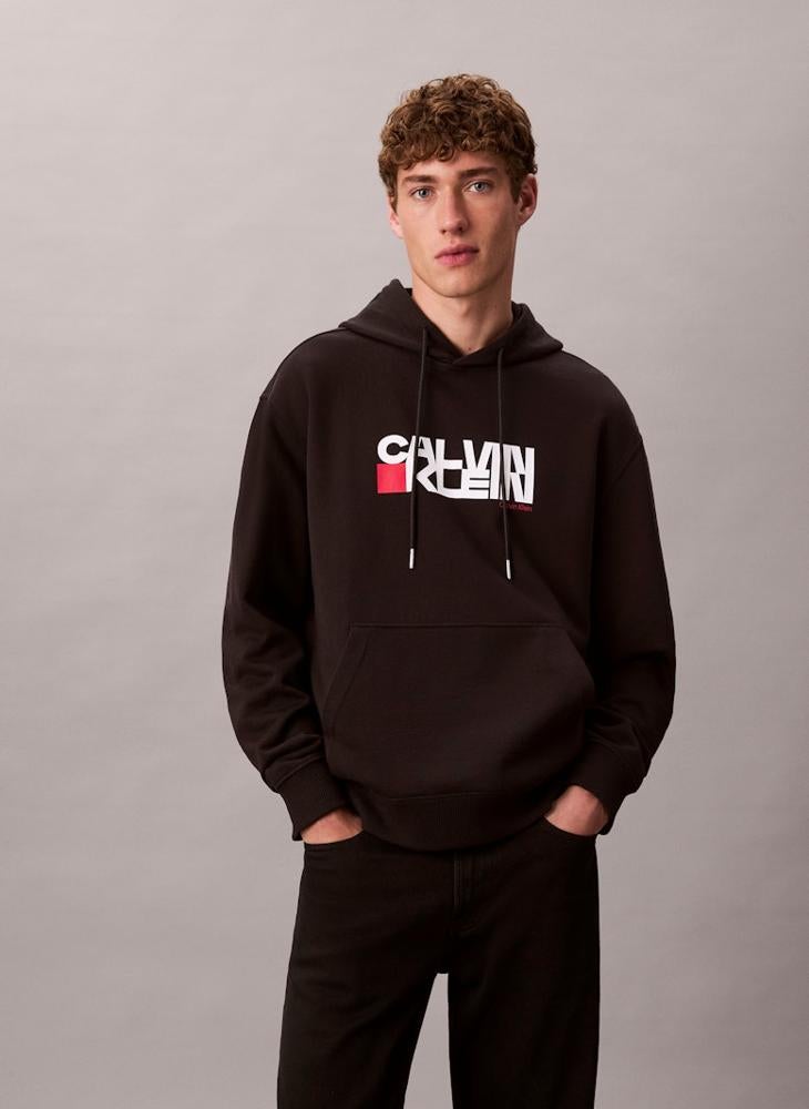 Calvin Klein Jeans Logo Graphic Hoodie - Image 1