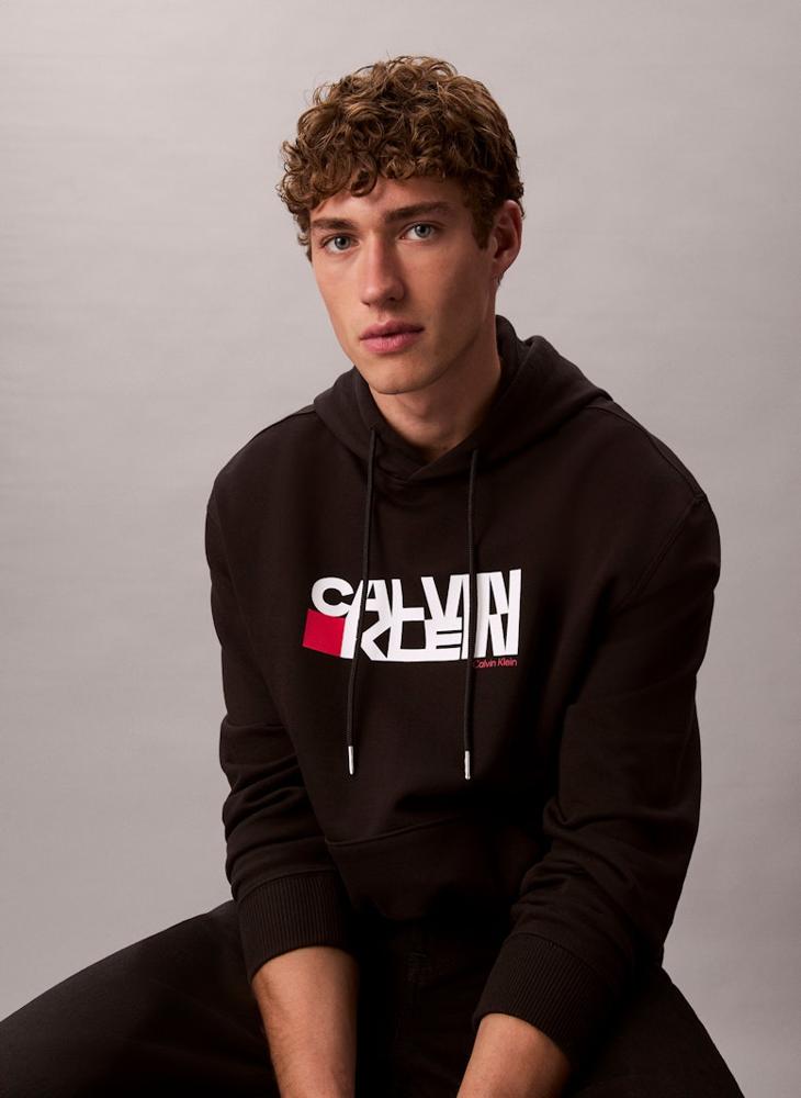 Calvin Klein Jeans Logo Graphic Hoodie - Image 3