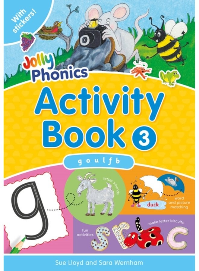 Jolly Phonics Activity Book 3 in Precursive Letters British English edition - Paperback