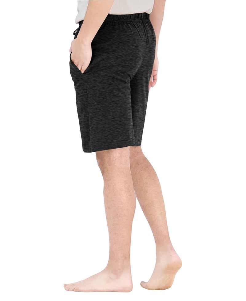 Andrew Scott Men's Lounge Shorts | Drawstring & Pockets Cotton PJ-Sleep Short Bottoms | Multi Packs - Image 3