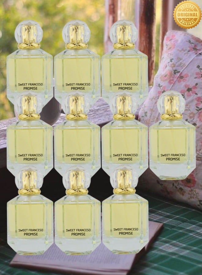 PROMISE 10 Pieces Sweet Franceso Promise Perfume Green 75ml EDP - Image 1