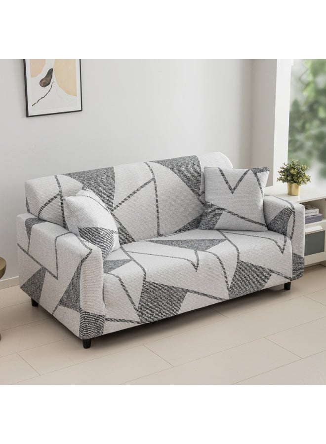 FASHION HOME أغطية أريكة قابلة للتمدد غير قابلة للانزلاق مع أحزمة مرنة لحماية الأثاث قابلة للغسل ومضادة للانزلاق - Image 2