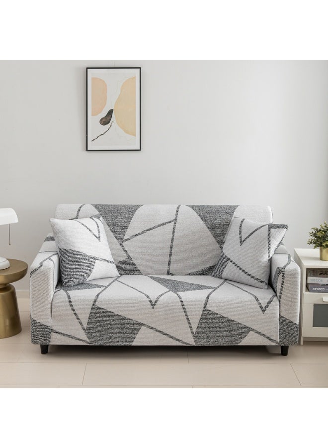 FASHION HOME أغطية أريكة قابلة للتمدد غير قابلة للانزلاق مع أحزمة مرنة لحماية الأثاث قابلة للغسل ومضادة للانزلاق - Image 1