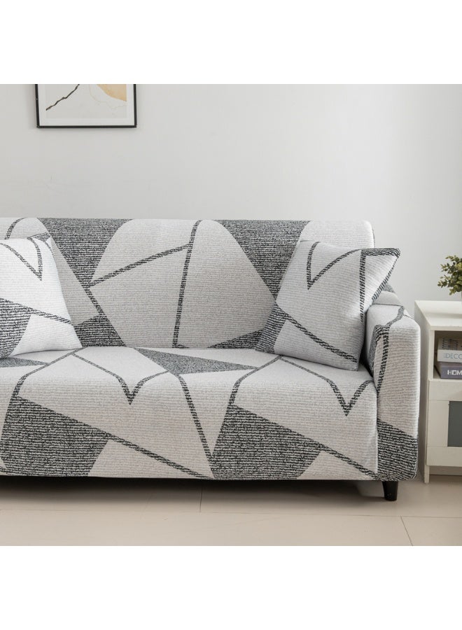 FASHION HOME أغطية أريكة قابلة للتمدد غير قابلة للانزلاق مع أحزمة مرنة لحماية الأثاث قابلة للغسل ومضادة للانزلاق - Image 4