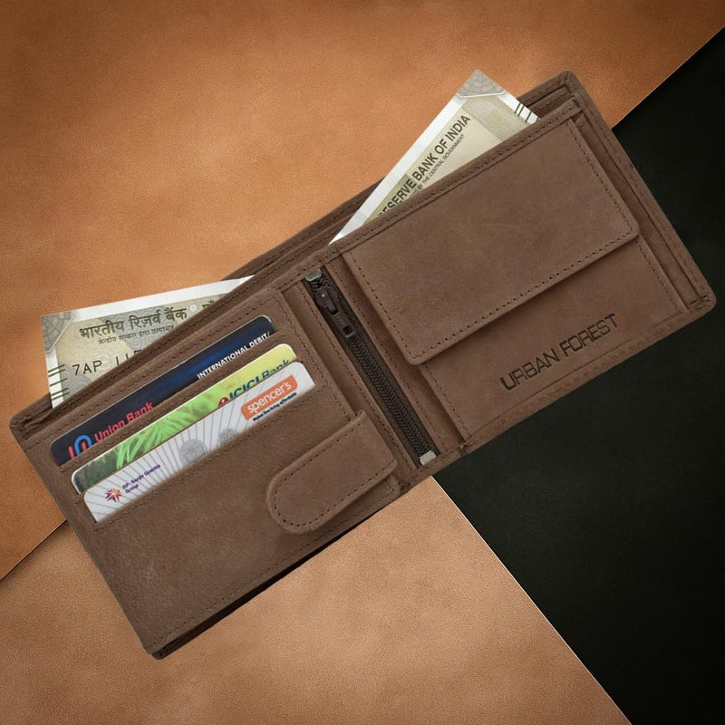 URBANFOREST محفظة جلدية قديمة من زيوس للرجال - Image 3