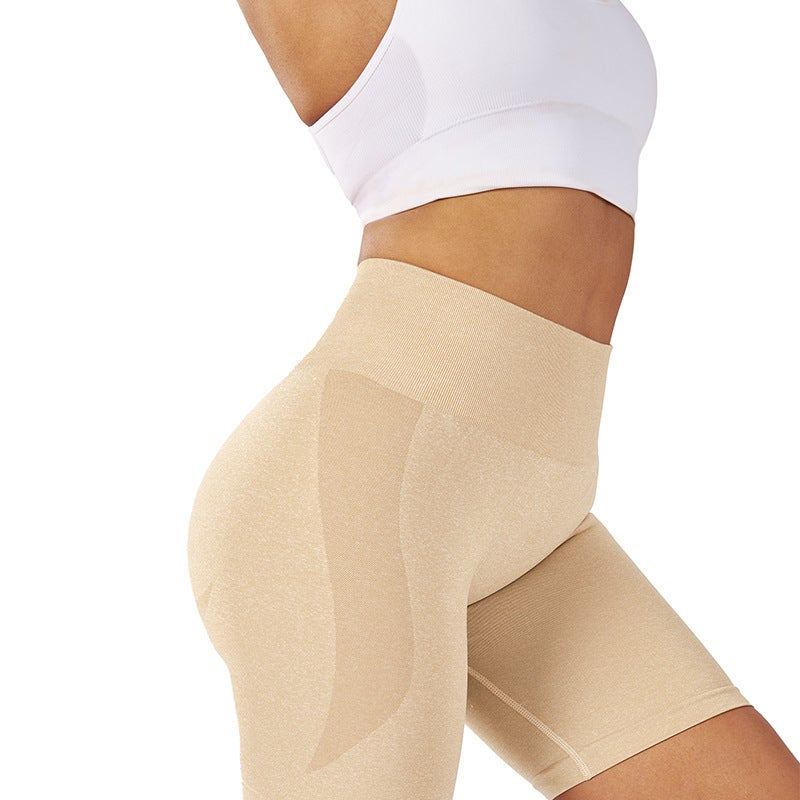 NVGTN CONTOUR Yoga Shorts Fitness Three-Quarter Pants European And American Cross-Border Best Seller Quick Selling Nude