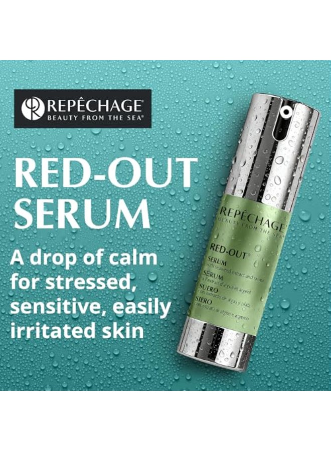 Repechage RedOut Serum with Seaweed Extract Silver Hyaluronic Acid Cooling Lightweight Hydration Serum Moisturizer for Sensitive Skin NonGreasy Quick Absorbing Formula 1 fl oz 30 mL - Image 4