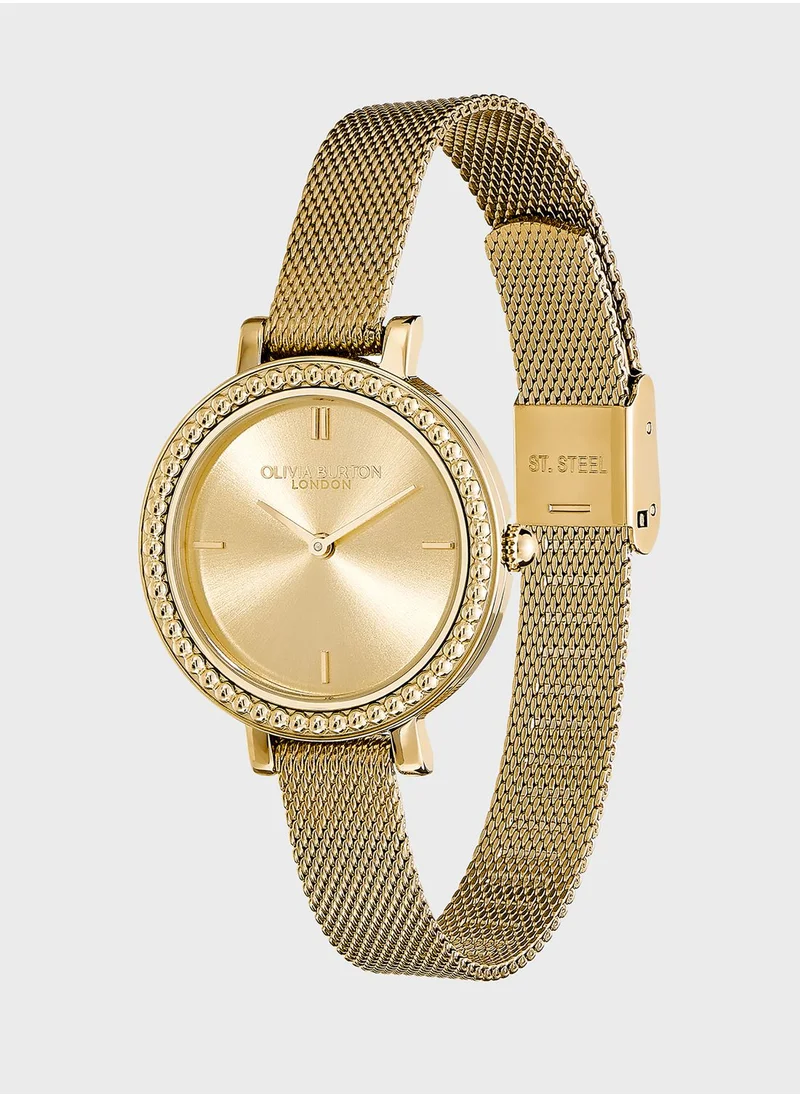 OLIVIA BURTON Steel Strap Analog Watch