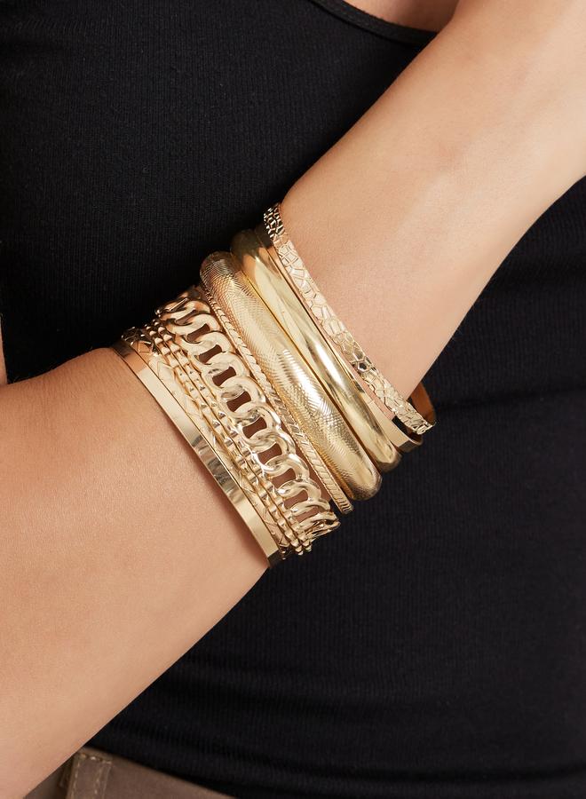 ستايلي مجموعة من 10 - سوار يد بانجل - Image 1