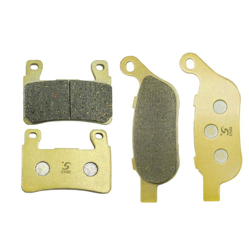 S SYUU Motorcycle Front Rear Brake Pads Compatible with Harley Davidson FLSTN Softail Deluxe FLS Softail Slim FXST Softail Standard 20152017 FA296F FA458R