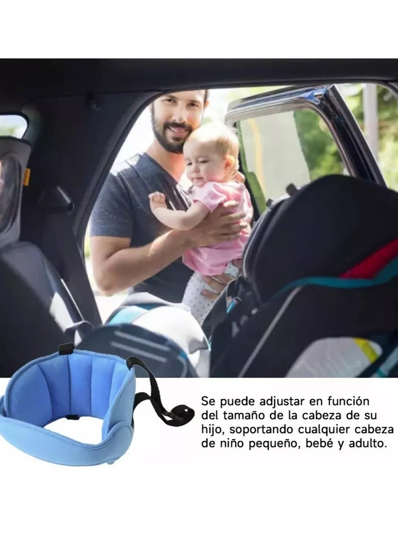 Gonice Adjustable Child Head Pillow Support for Car Seat Pink - Image 4
