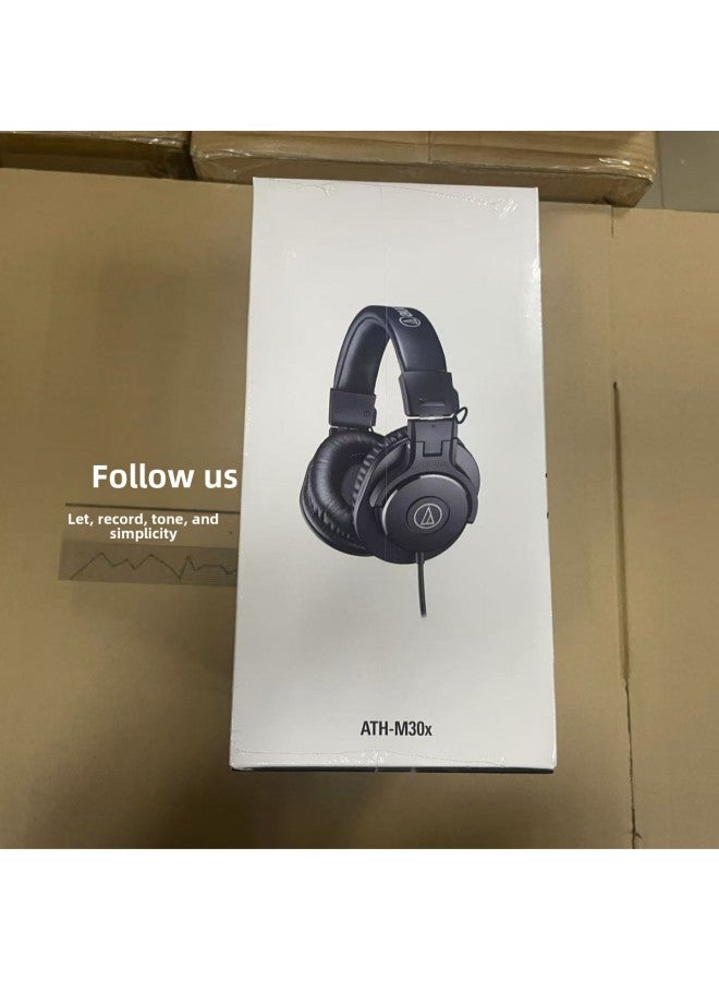 Can Be Used For Computer Audio-technica30x Professional Monitor Headset Recording-Color:Black  - Image 2
