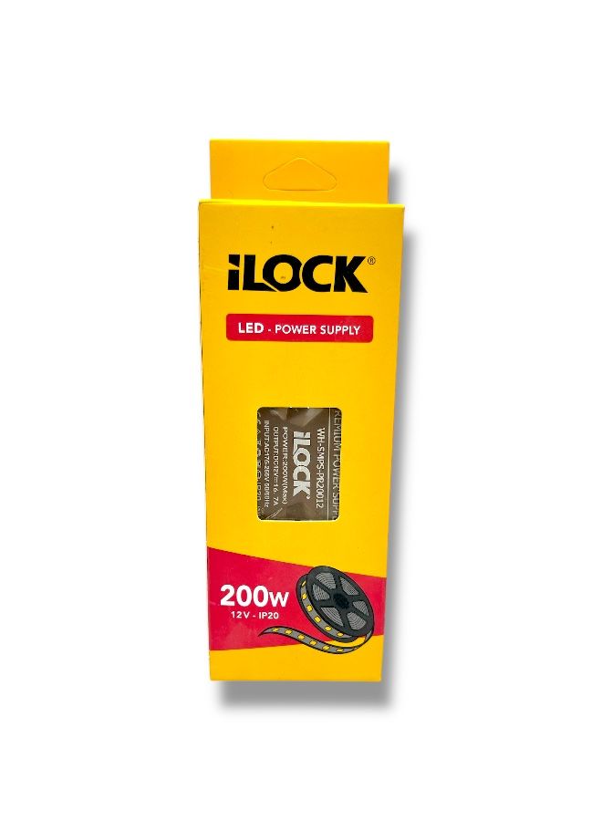 آي لوك مزود طاقة LED iLOCK بقدرة 200 وات –أصلي 100% ضمان 5 سنوات - Image 1