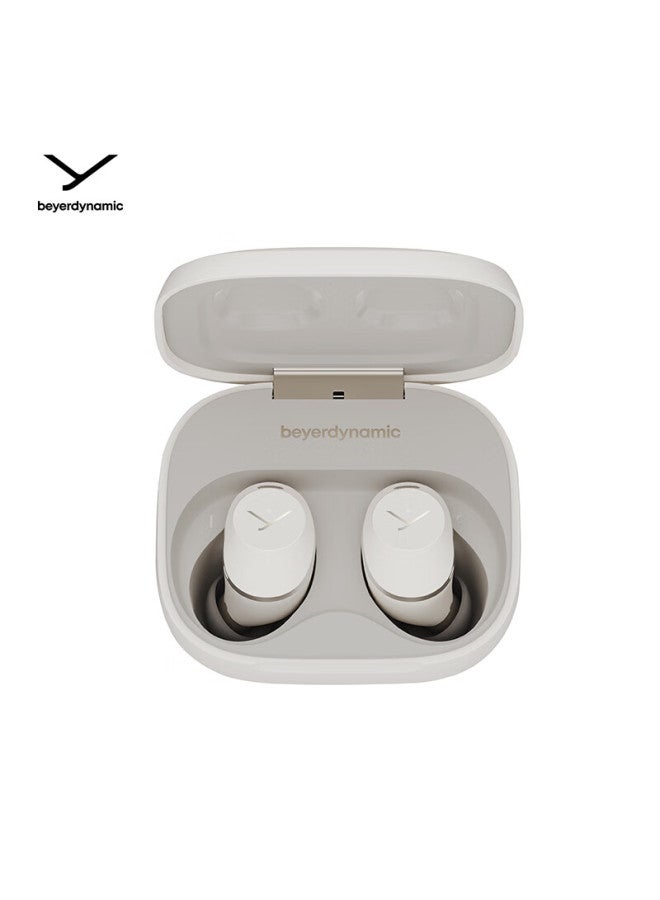 Beyer Dynamic Beyerdynamic Amiron 300 Active Noise Cancelling True Wireless Bluetooth Earphones For Music, Compatible With Android And Apple, Bluetooth 5.3, Cream White - Image 2