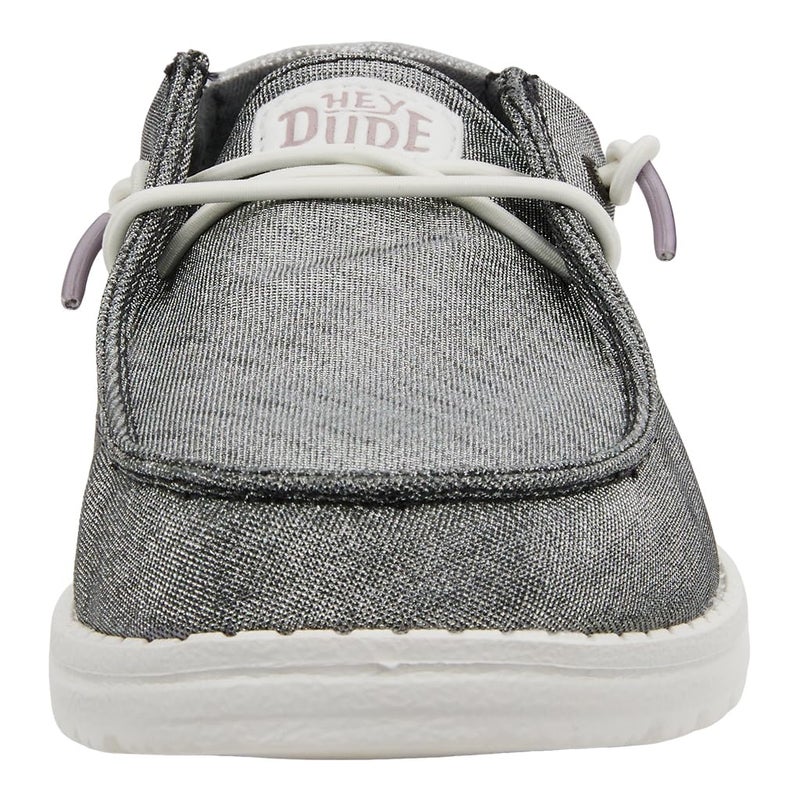 HEYDUDE Wendy Metallic Sparkle - Charcoal - Image 5