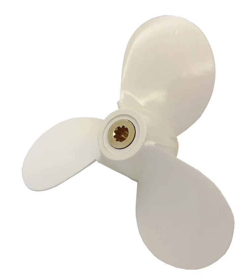 COPKINGO Boat Propeller 7 1/2x8-BA for Yamaha 4hp 5hp 6hp 4A 4M 5M 5C F4 F6L F6S F5A F6C /Outboard Propeller for Yamaha 2/4-stroke Engine 6E0-45941-01-EL 7.5x8 - Image 1