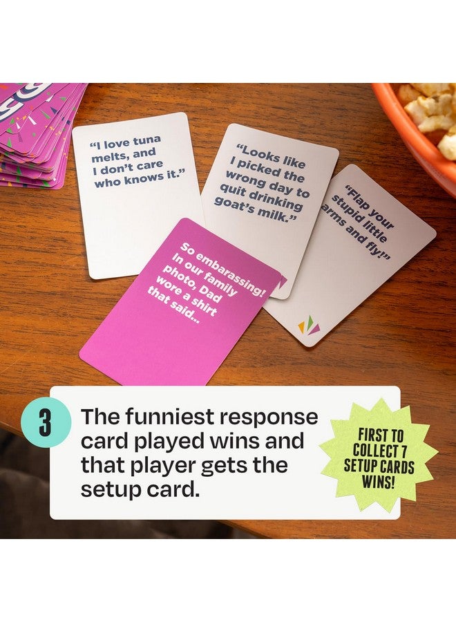 DSS Games My Funny Family [Fun Card Game for Kids, Adults, Families | Great for Parties, Game Nights, Travel Games, Camping, Family Vacation | Easy to Learn and Family Friendly | Family Games Ages 10 and Up] - Image 4