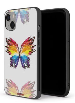 Apple iPhone 13 mini Protective Case Digital Art Simple Background Minimalism Butterfly