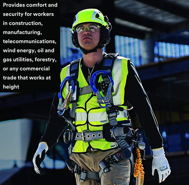 3M SecureFit Safety Helmet - Climbing Style Inspired Safety Helmet with 6 Point Suspension System, Vented with Scotchlite Reflective, Hi Visibility Green, X5014VX-ANSI, Construction - Image 2