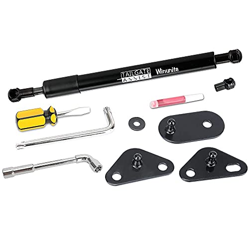 Winunite Compatible with 2015-2025 F150 Tailgate Assist Shock Truck Lift Assist Fits for Truck Tailgate Accessories Soft Open Easy Down(All Tools Provided) - Image 1