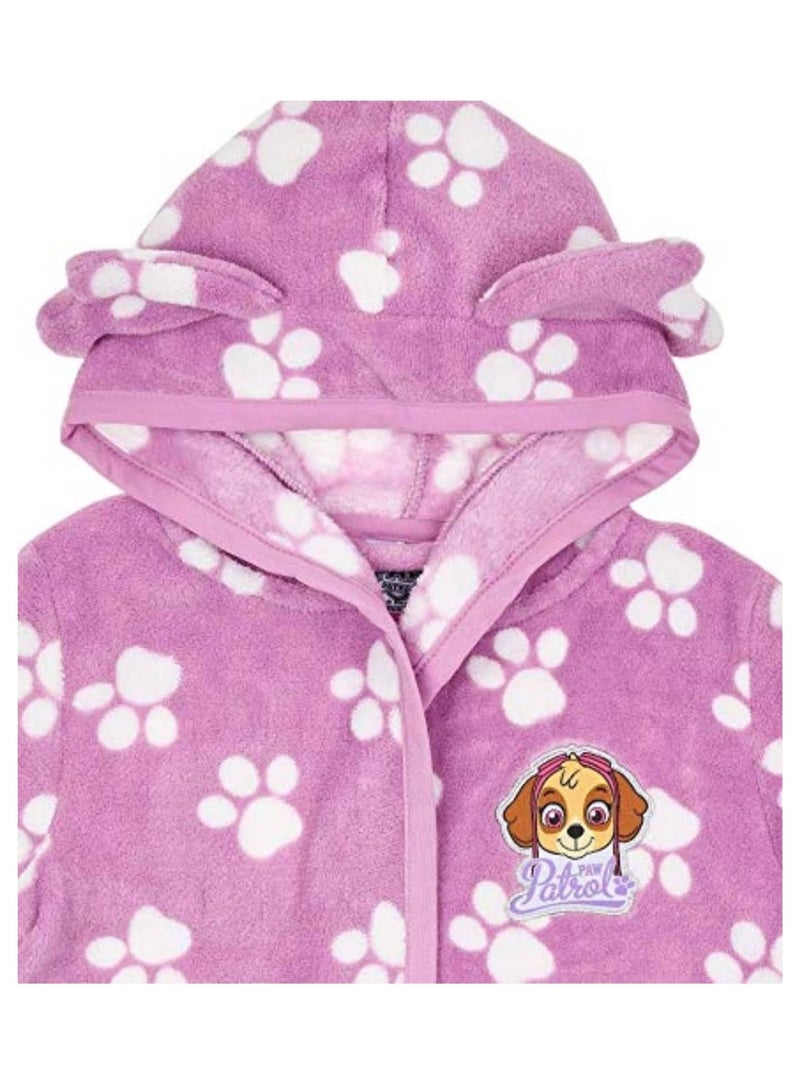 نيكلوديون باو باترول رداء حمام بغطاء رأس من باو باترول سكاي للبنات من Kids TV - Image 3