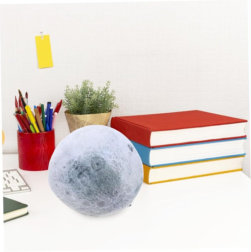 Soft Moon Plush Throw Pillow Decorative Couch Cushion Ball Shaped for Nap Cozy Living Decor - Image 5