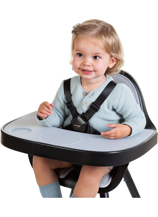 CHILDHOME - , Silicone Protective Placemat For High Chair Tablet Evolu 2, Non-Slip, Durable, Easy To Clean, Transparent - Image 1