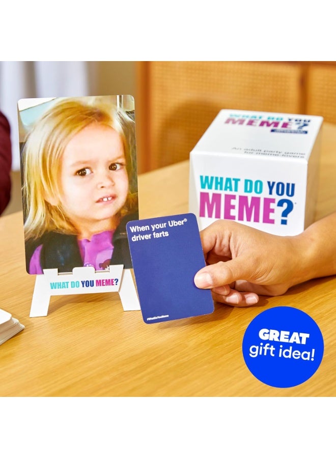 وات دو يو ميمي؟ لعبة "What Do You Meme?" - لعبة حفلات للكبار (الأبعاد: 11.43 × 11.18 × 16.51 سم) - Image 2