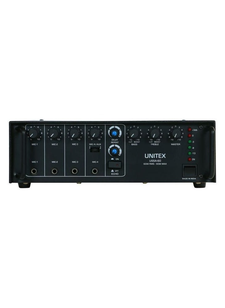 UniTex Unitex USSA-60 Amplifier - Black Bluetooth and flash  - Image 1