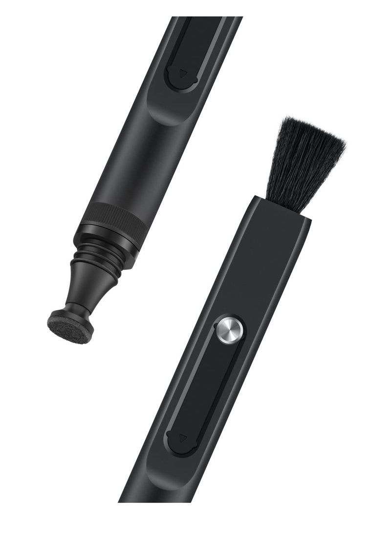 SOLARAE 2-in-1 Lens Pen Cleaning Brush for VR Headsets (Rift S, HTC Vive Cosmos, Valve Index, PS4/5), Microsoft HoloLens, Drones, Digital Cameras, Binoculars, Scopes, and Camcorders. - Image 1