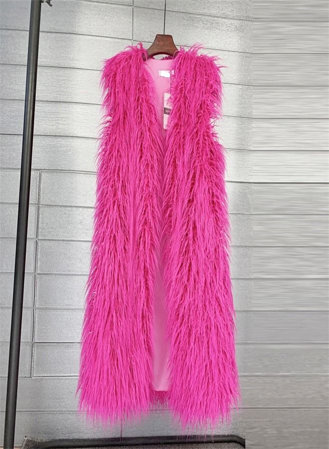 Loquat Extended Faux Fur Warm Vest  - Image 1