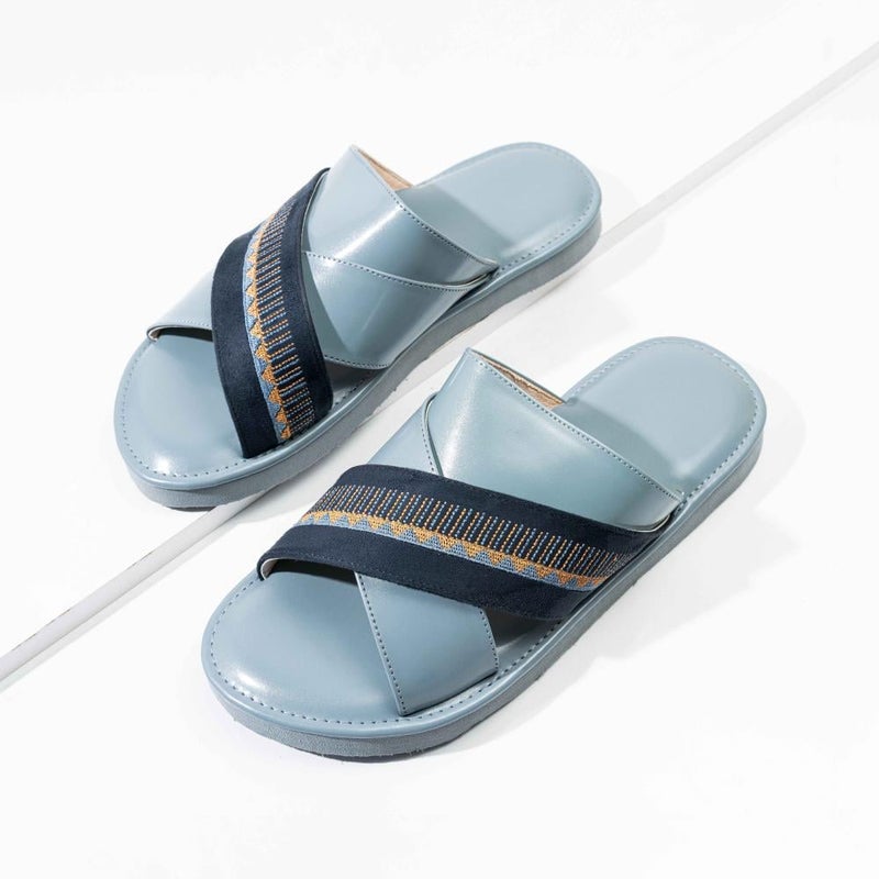 Arabic Sharqi Sandals | Sky Blue | Sandals Traditional footwear