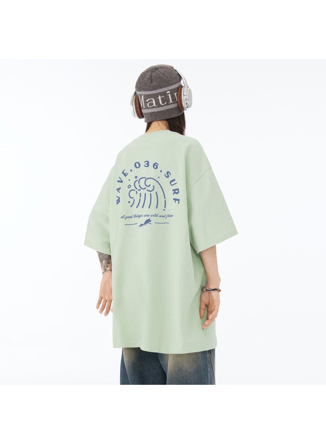 EPTISON cartoon Doodle Graphic Print Short Sleeve T-shirt - Men's Cotton Tees & Women's Matching Couple Styles - Image 4