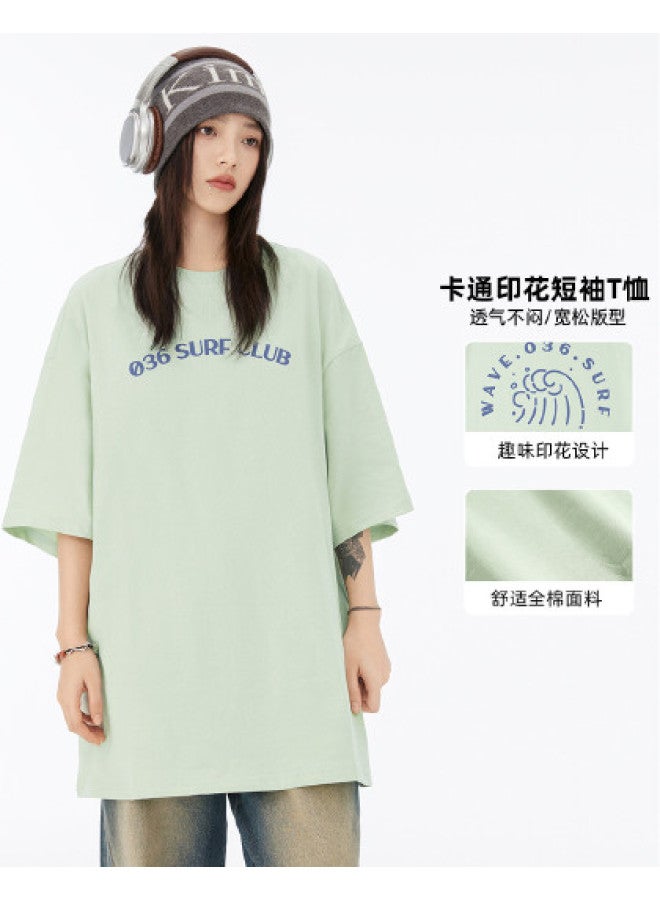 EPTISON cartoon Doodle Graphic Print Short Sleeve T-shirt - Men's Cotton Tees & Women's Matching Couple Styles - Image 1