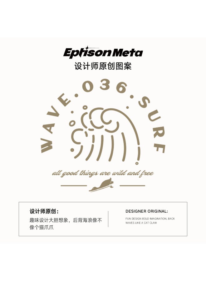 EPTISON cartoon Doodle Graphic Print Short Sleeve T-shirt - Men's Cotton Tees & Women's Matching Couple Styles - Image 3