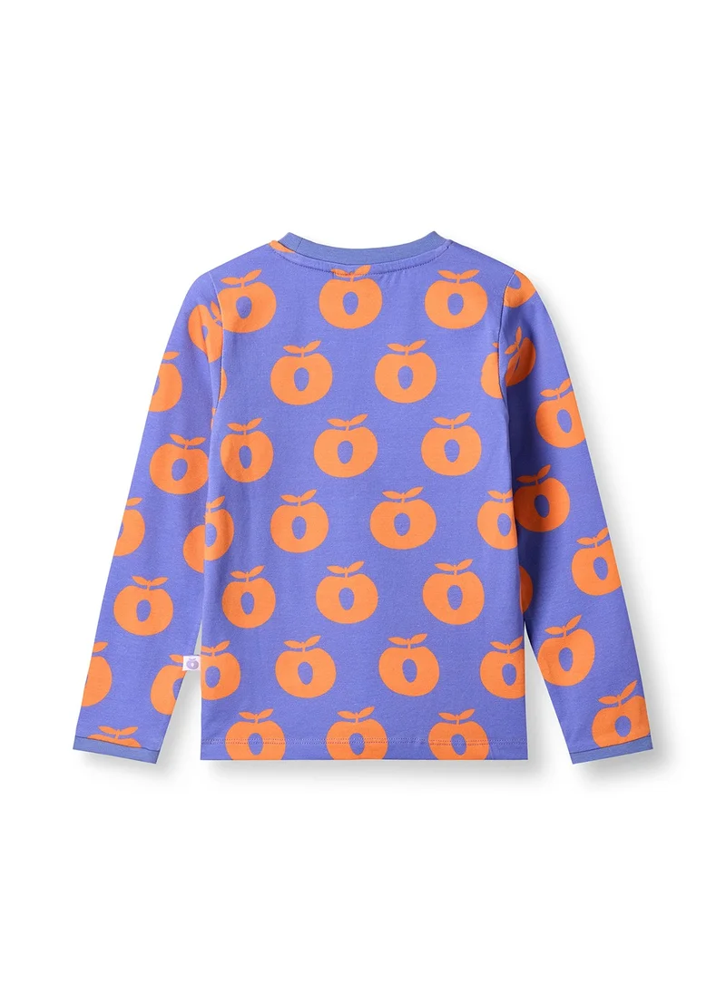 سموفولك Long-sleeved top with apples