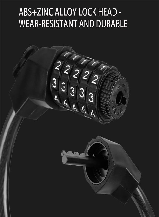 MIKMAYTOO Bike Chain Lock, Premium Case-Hardened Security Chain for Motorcycles, Bike, Generator, Gates,Outdoor Furniture (1.1m Plastic Wrapped Lock) - Image 5