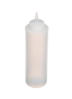 Generic 16 oz Wide Mouth Squeeze Bottle, Clear  - Image 5