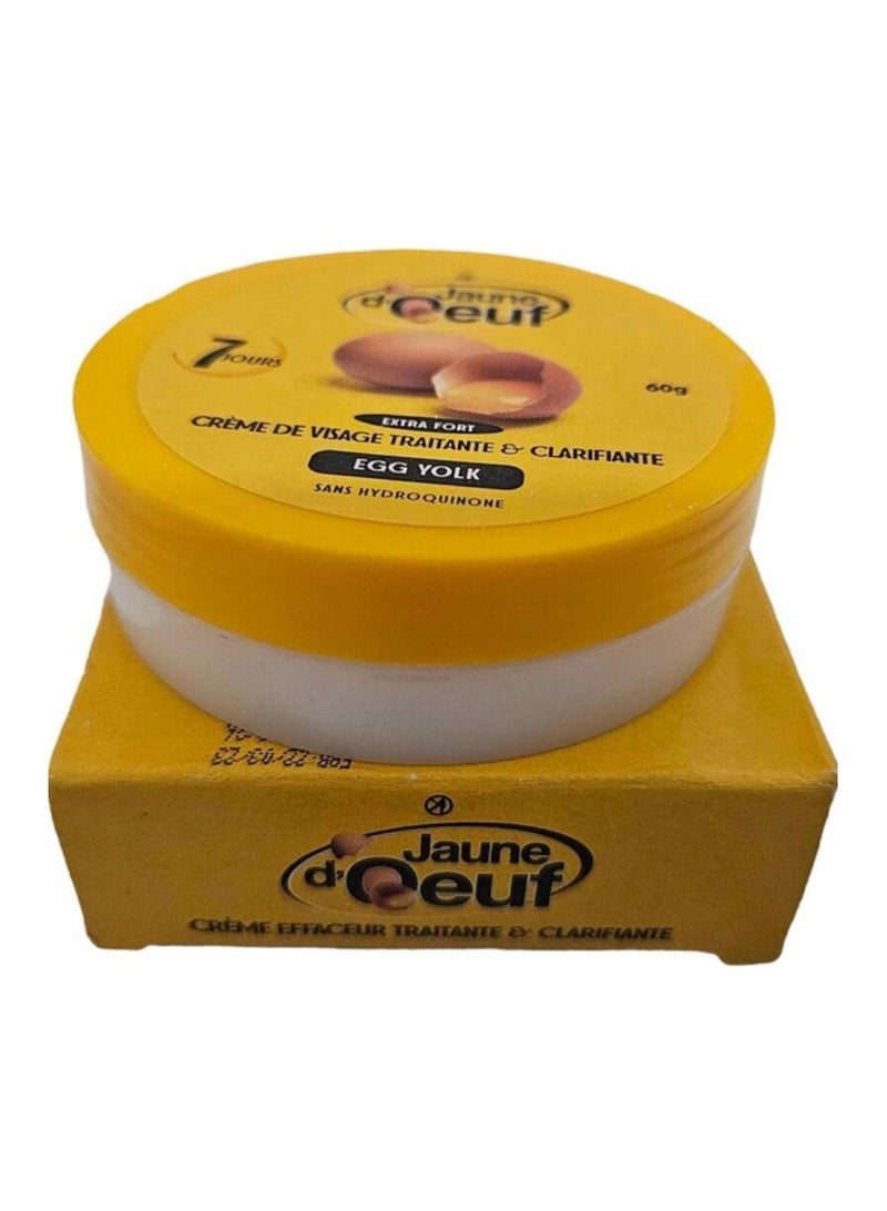 Jaune D’Oeuf Egg Yolk Face Cream 60g, 7 Days Result 