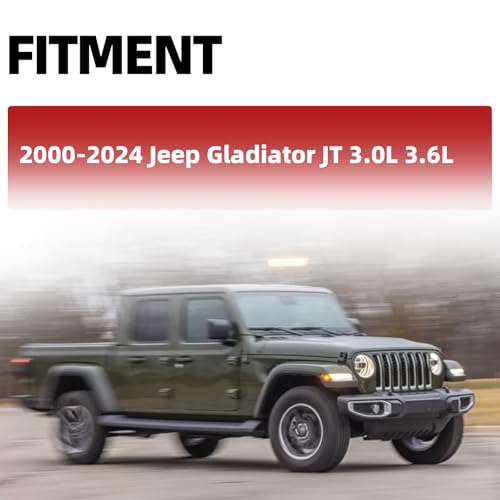 Mocar7 Red Rear Tow Hook Right Side or Left Side Compatible with Jeep Gladiator JT 3.0L 3.6L 2020-2024 Replace 68334733AA 68334733AB 70304021TA - Image 2