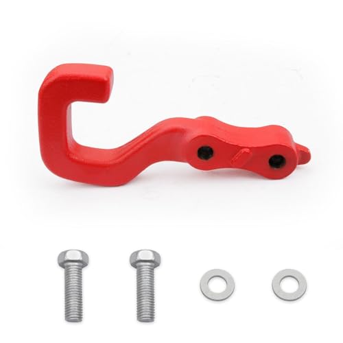 Mocar7 Red Rear Tow Hook Right Side or Left Side Compatible with Jeep Gladiator JT 3.0L 3.6L 2020-2024 Replace 68334733AA 68334733AB 70304021TA - Image 1