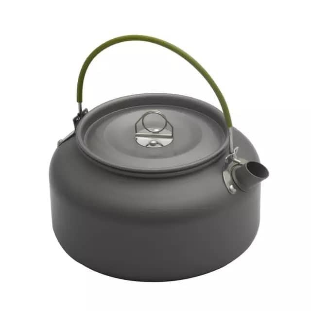 TrekEaze Camping Cookware Mess Kit Lightweight Hiking Cookware Set with Kettle and Mesh Bag Nonstick Aluminum Cooking Kit Outdoor Pot Pan Kettle Backpacking Mess Kit with Bowls - Image 5