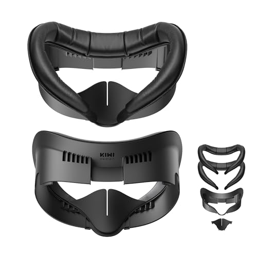 KIWI design V3 Facial Interface,2 Face Pads Compatible with Meta/Oculus Quest 3 Accessories, NOT for Quest 3S - Image 1