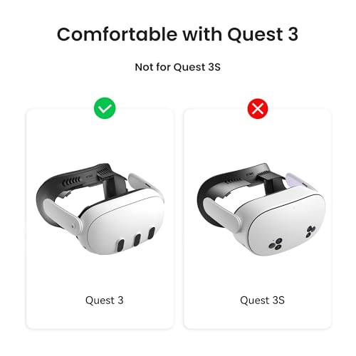 KIWI design V3 Facial Interface,2 Face Pads Compatible with Meta/Oculus Quest 3 Accessories, NOT for Quest 3S - Image 2