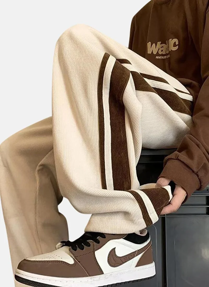 يونيكي Beige Solid Trackpant